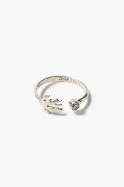 Chan Luu Diamond Branch Ring Silver
