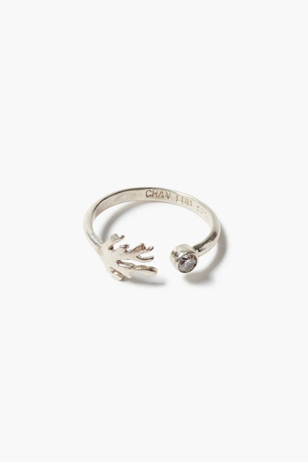 Chan Luu Diamond Branch Ring Silver