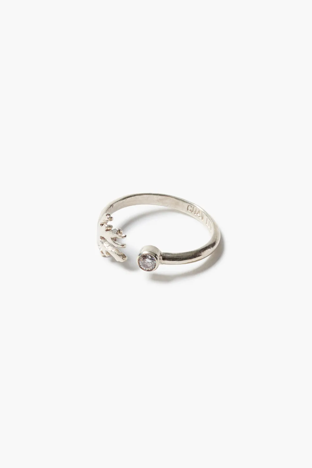 Chan Luu Diamond Branch Ring Silver