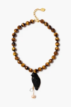 Chan Luu Dove Necklace Tiger's Eye