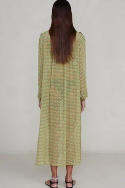 Chan Luu Drip Drip Tunic Green