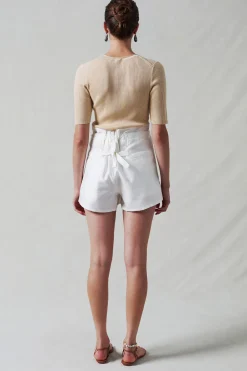 Chan Luu Dupioni hort White