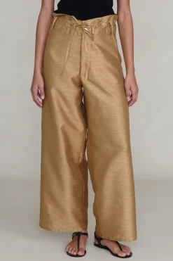 Chan Luu Dupioni traight eg Pant Cae