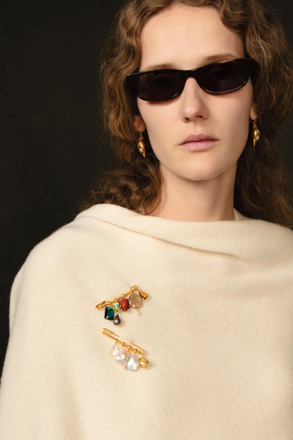 Chan Luu Elephant Brooch Multi