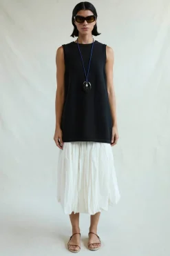Chan Luu Exaggerated Knit Tank Back