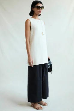 Chan Luu Exaggerated Knit Tank Egghe