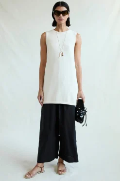 Chan Luu Exaggerated Knit Tank Egghe