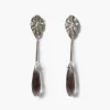 Chan Luu Fluted Drop Earrings Smoky Quartz