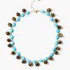 Chan Luu Globe Collar Necklace Turquoise