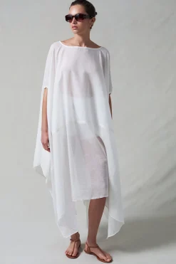 Chan Luu High ow Cotton ik Caftan Crea