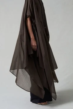 Chan Luu High ow Cotton ik Caftan Earth