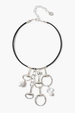 Chan Luu Horsebit Charm Necklace Silver