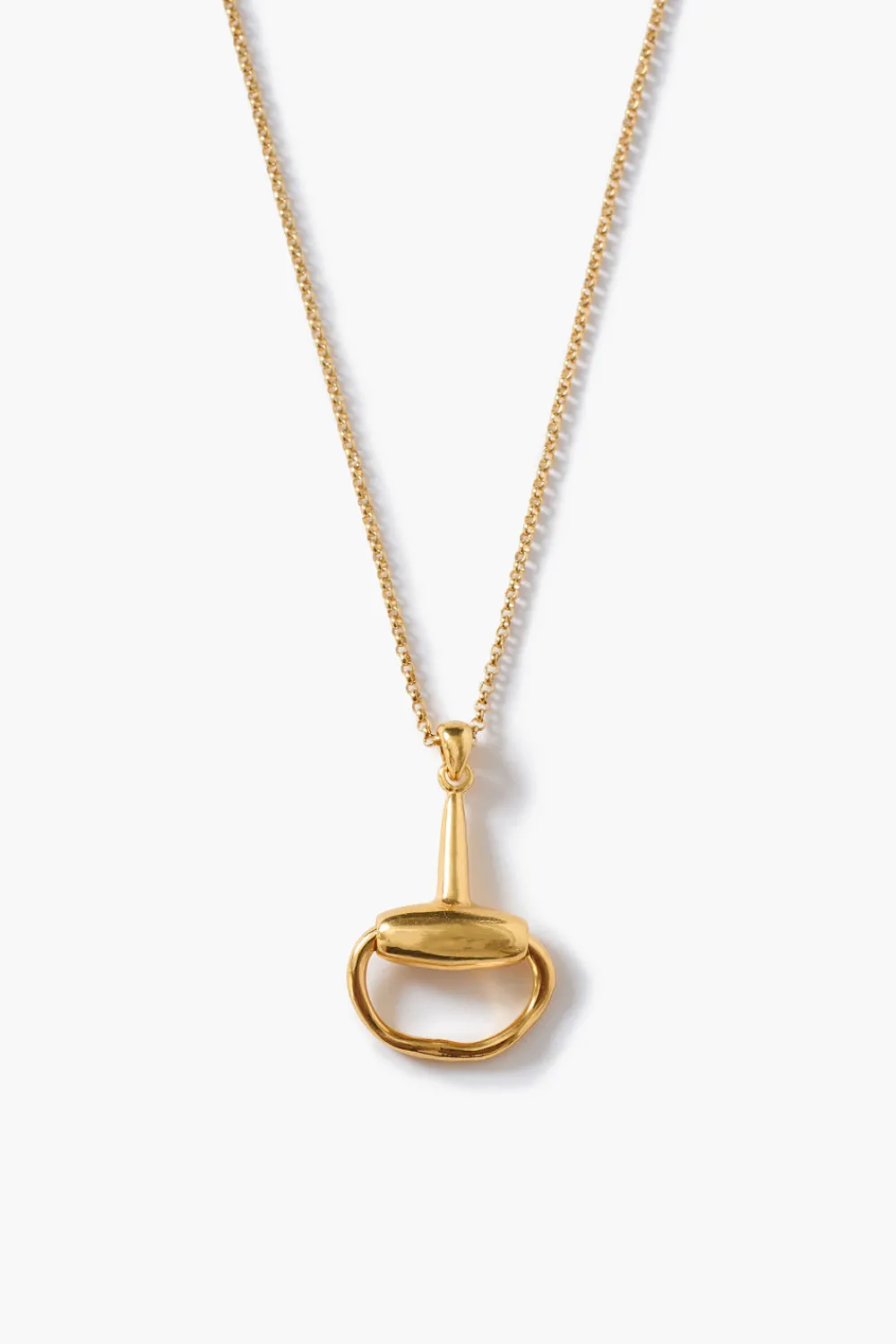 Chan Luu Horsebit Necklace Gold