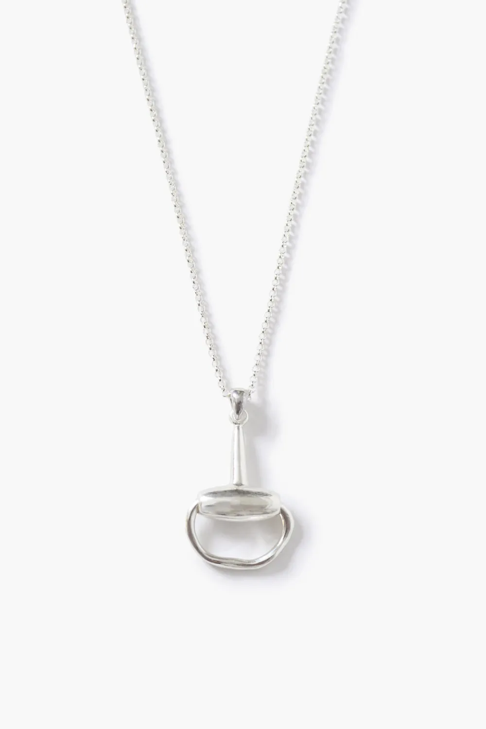 Chan Luu Horsebit Necklace Silver