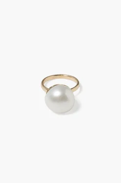 Chan Luu 1k Monaco Ring White Pearl