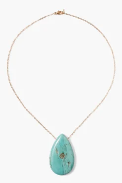 Chan Luu 14k Temple Necklace Turquoise