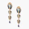 Chan Luu Labradorite Mix Rise Earrings