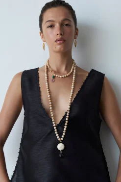 Chan Luu Lantern Necklace Natural MOP