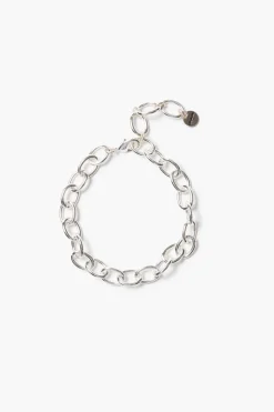 Chan Luu Large Chain Link Anklet Silver