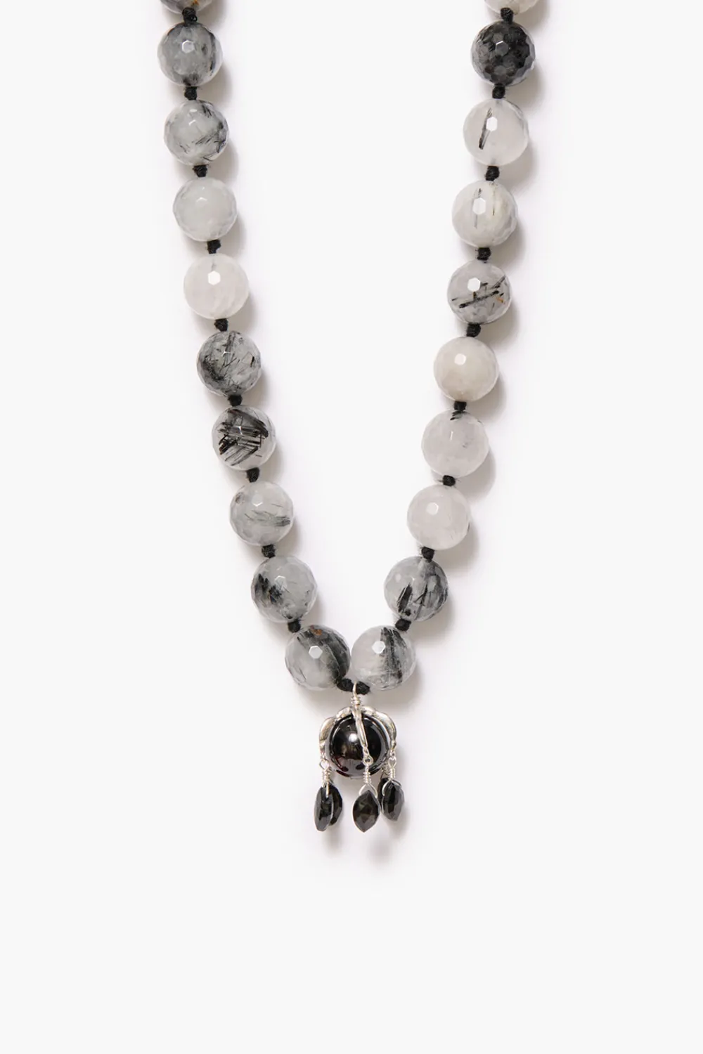 Chan Luu Lark Drip Necklace Tourmilated Quartz