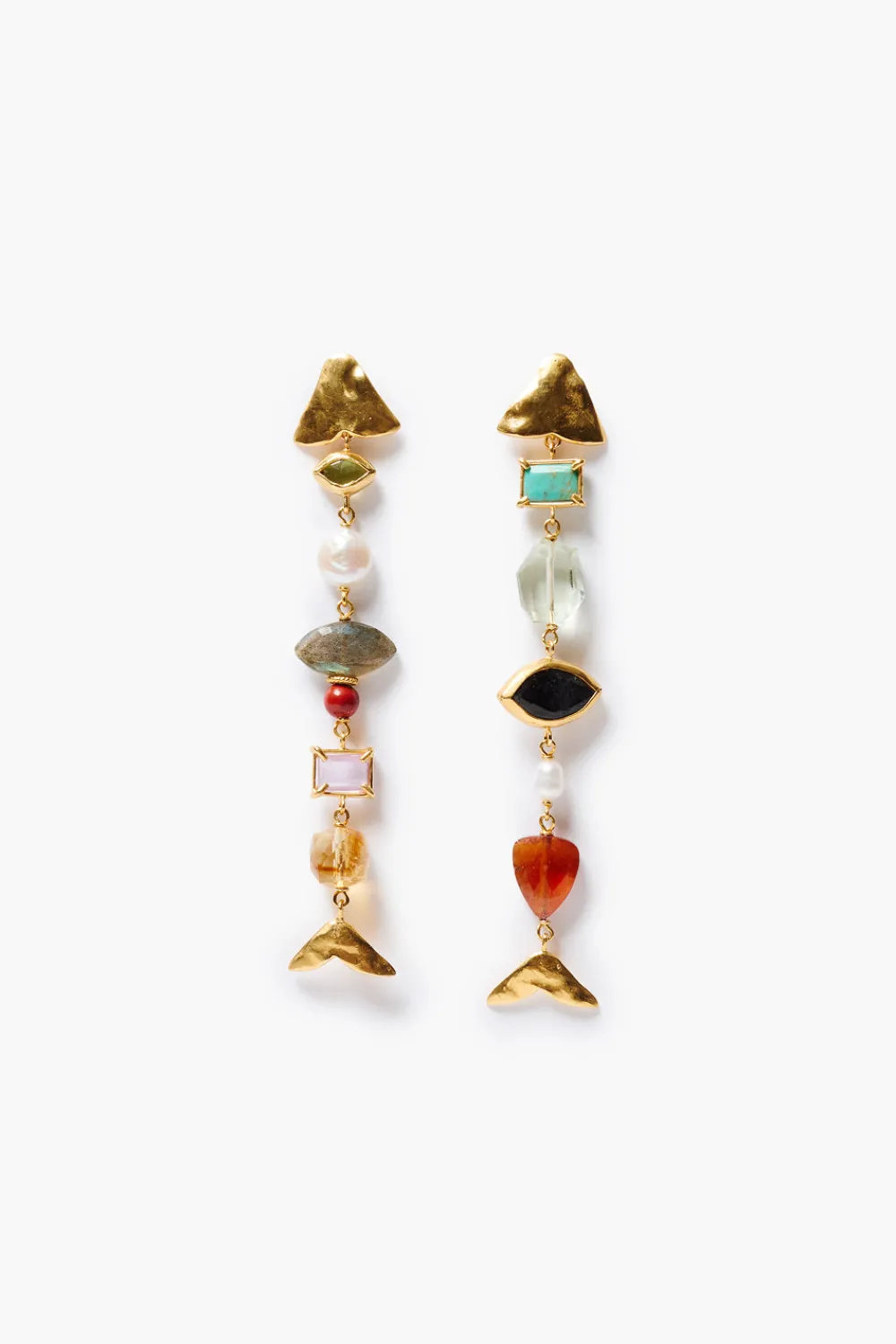 Chan Luu Lucky Catch Earrings Multi