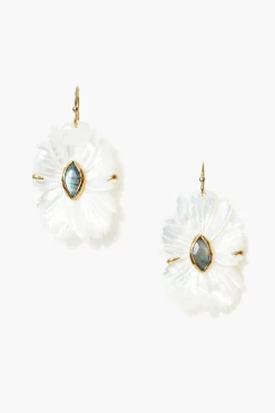 Chan Luu Magnolia Earrings White MOP Mix