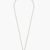 Chan Luu Mini Padlock Necklace Silver