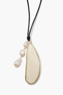 Chan Luu Moule Charm Necklace White MOP