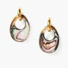 Chan Luu Nora Hoop Earrings Abalone