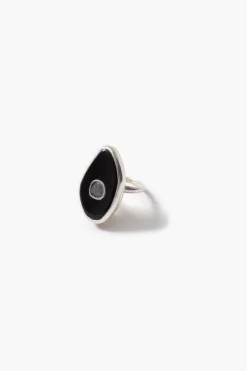 Chan Luu Oasis Ring Black Horn