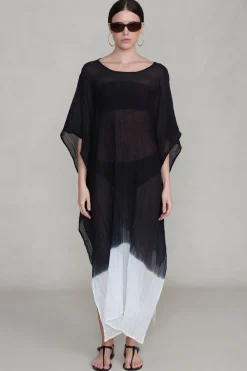 Chan Luu Obre Crinke Caftan Back
