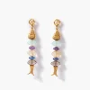 Chan Luu Orris Earrings Multi