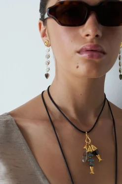 Chan Luu Orris Hook Necklace Labradorite