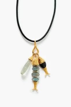 Chan Luu Orris Hook Necklace Labradorite
