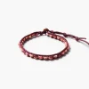 Chan Luu Paracord Wrap Anklet Maroon