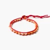 Chan Luu Paracord Wrap Anklet Red
