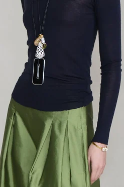 Chan Luu Pebble Cuff Bracelet Peridot