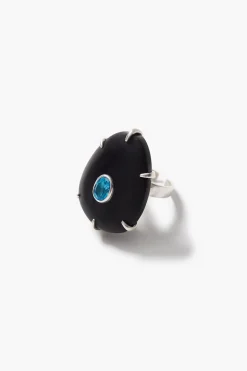Chan Luu Pebble Ring Blue Topaz