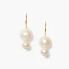 Chan Luu Phoebe Drop Earrings White Pearl