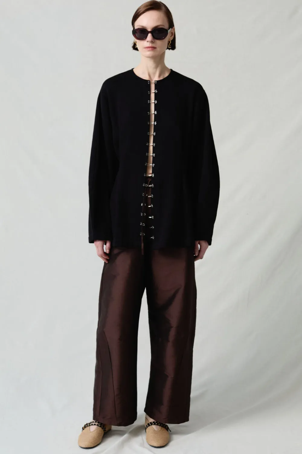 Chan Luu Pinch Wait Cardigan Back