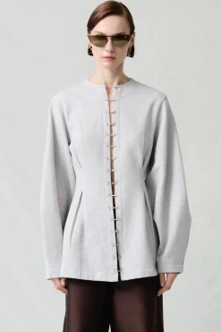 Chan Luu Pinch Wait Cardigan Heather Grey