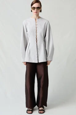 Chan Luu Pinch Wait Cardigan Heather Grey