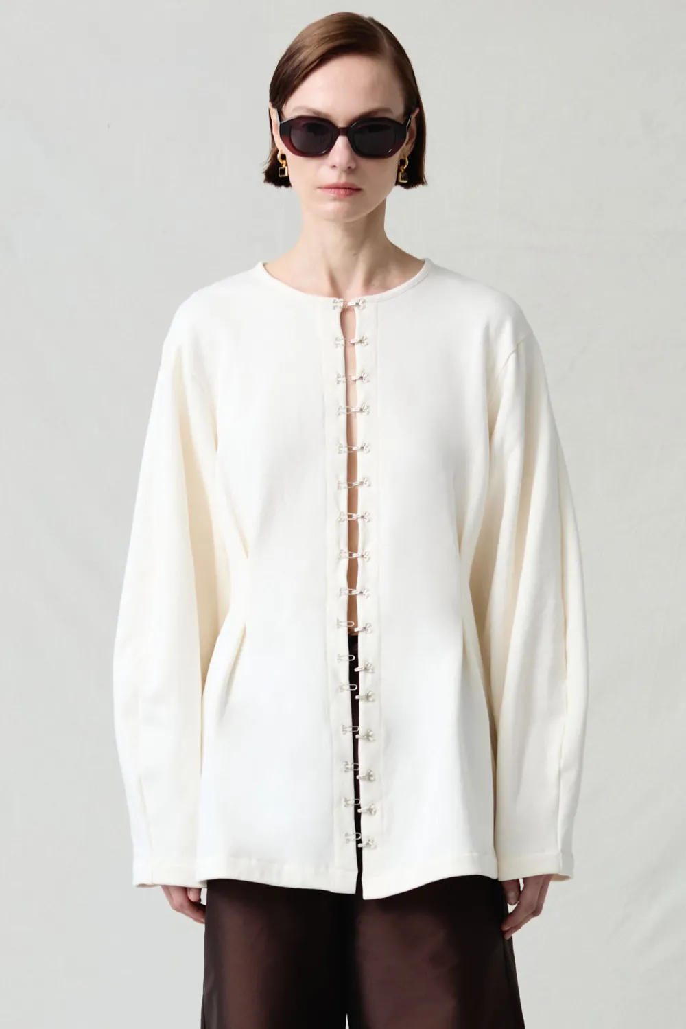 Chan Luu Pinch Wait Cardigan Ivory