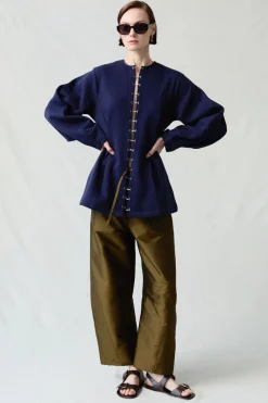 Chan Luu Pinch Wait Cardigan Navy