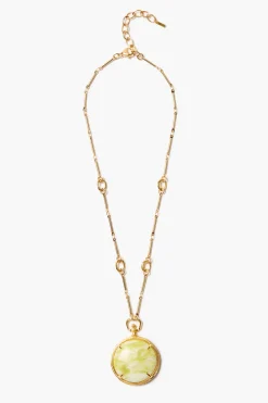 Chan Luu Pocket Watch Necklace Jasper