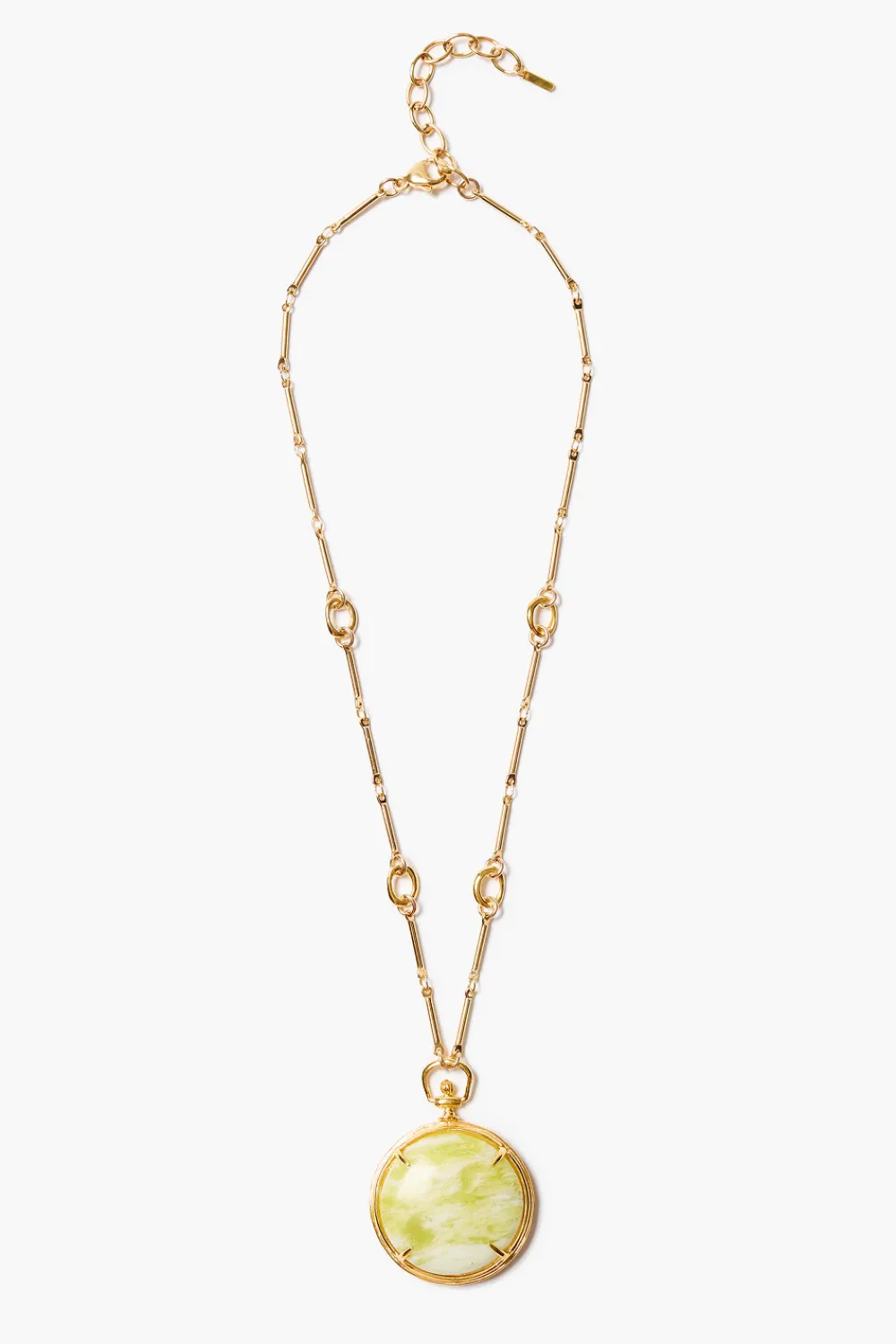 Chan Luu Pocket Watch Necklace Jasper