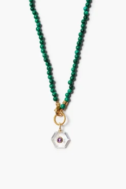Chan Luu Prism Necklace Malachite