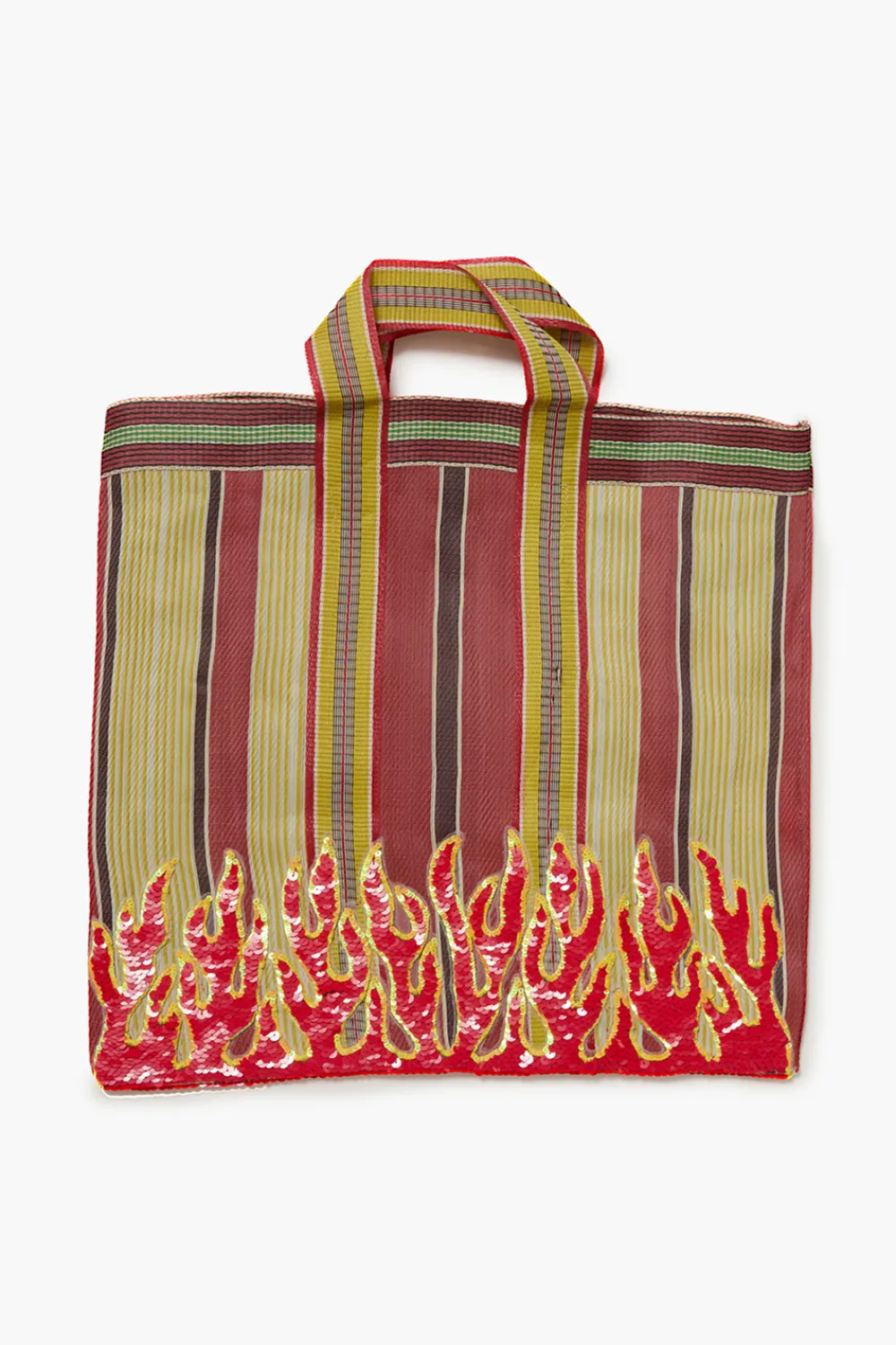 Chan Luu Recycled Market Bag Flame