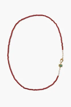 Chan Luu Santos Necklace Carnelian Mix