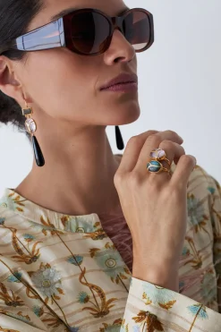 Chan Luu Scarab Ring Labradorite